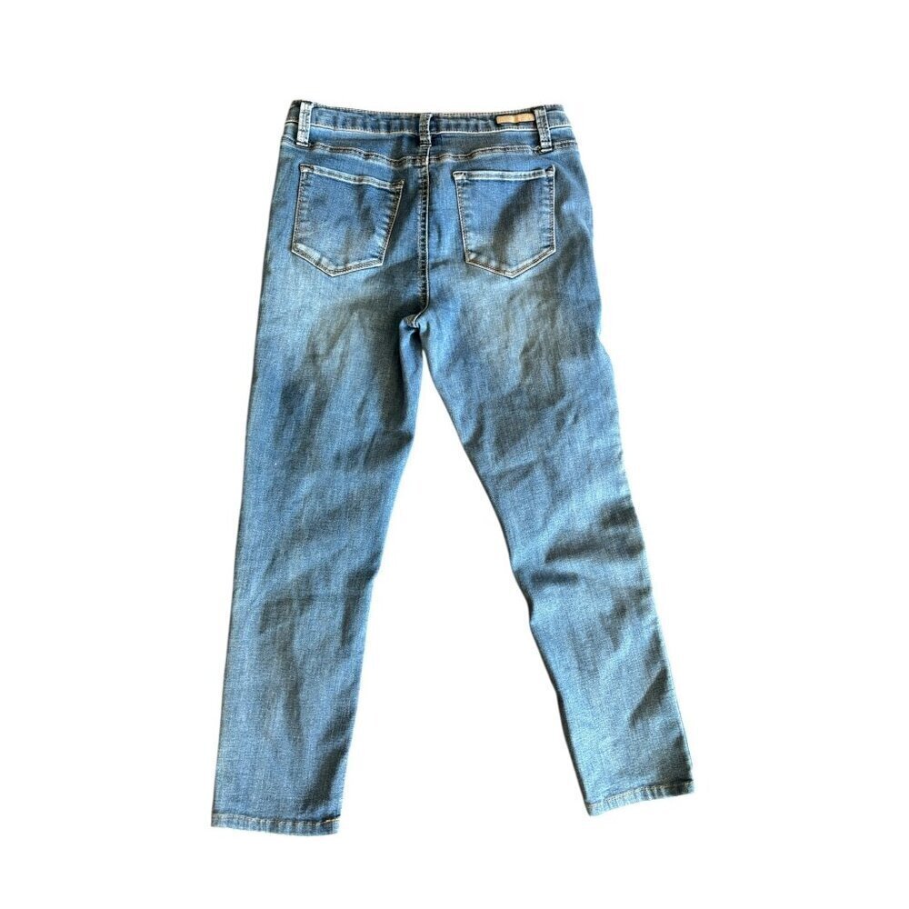 True Craft Women's Blue Distressed Skinny Jeans - Picture 2 of 7